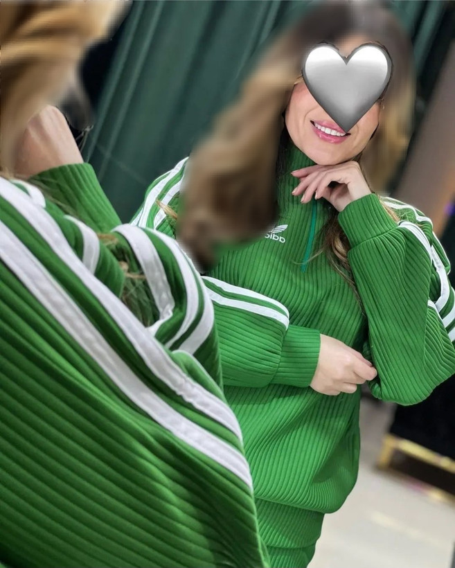 ست دورس و شلوار اسپورت زنانه آدیداس